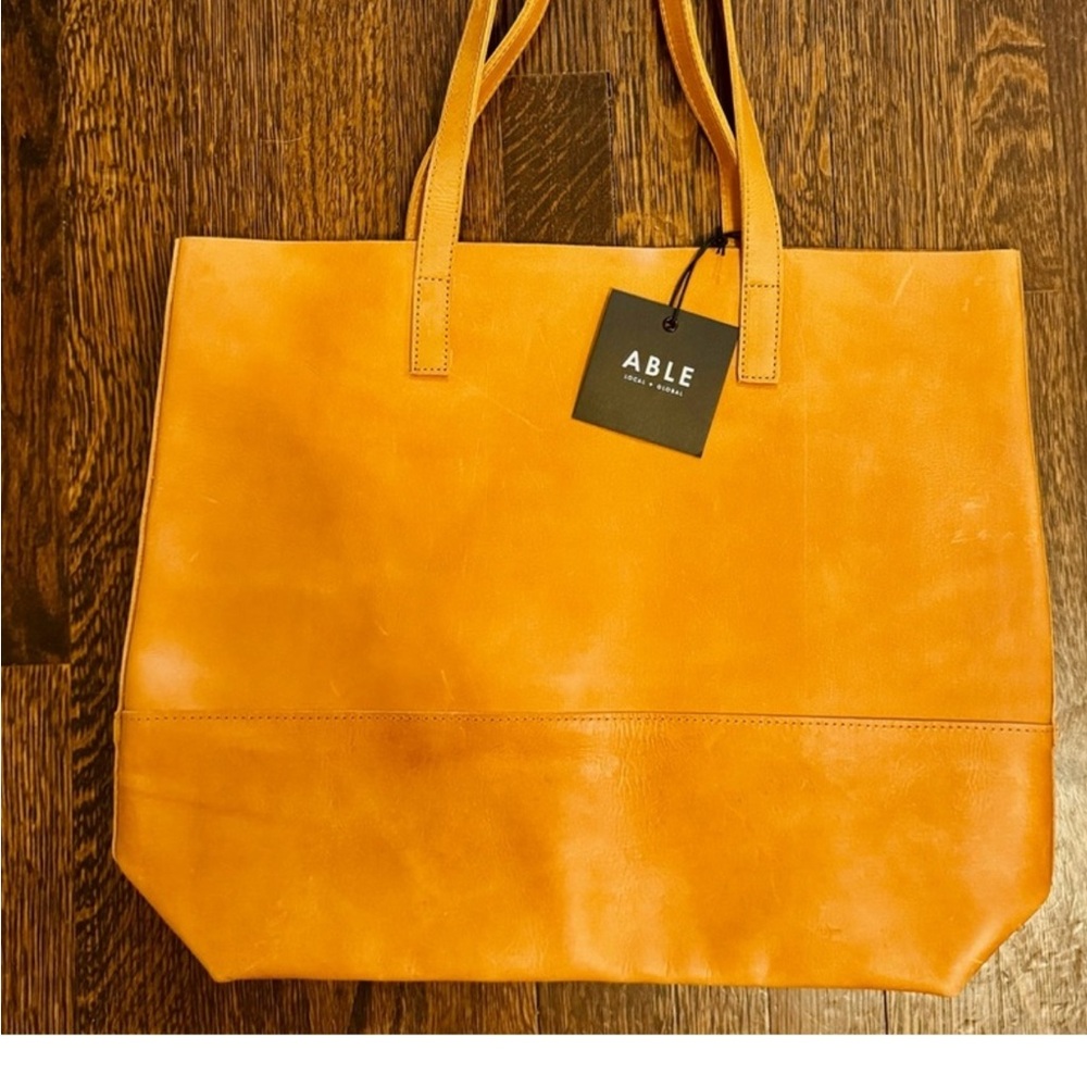 NWT never used brand new Able leather tote